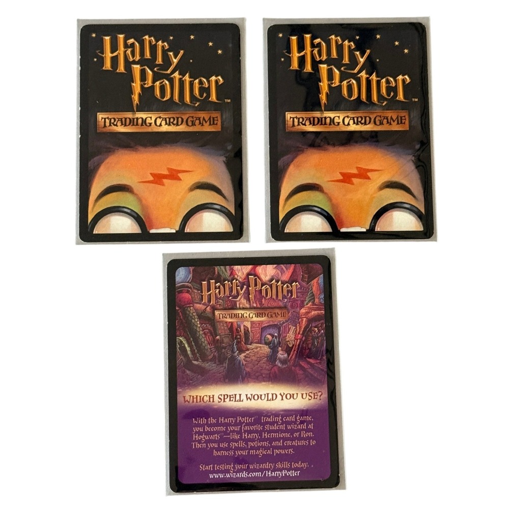 Wizards of the Coast Harry Potter TCG Boa Constrictor Vicious Wolf Cards 2001
